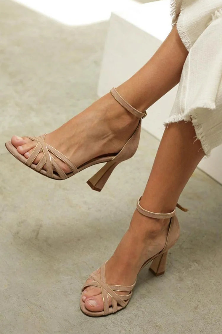 Harlow | Elegant Strappy Heeled Sandals