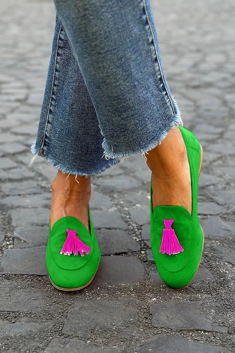 Mira | Elegant Tassel Loafers