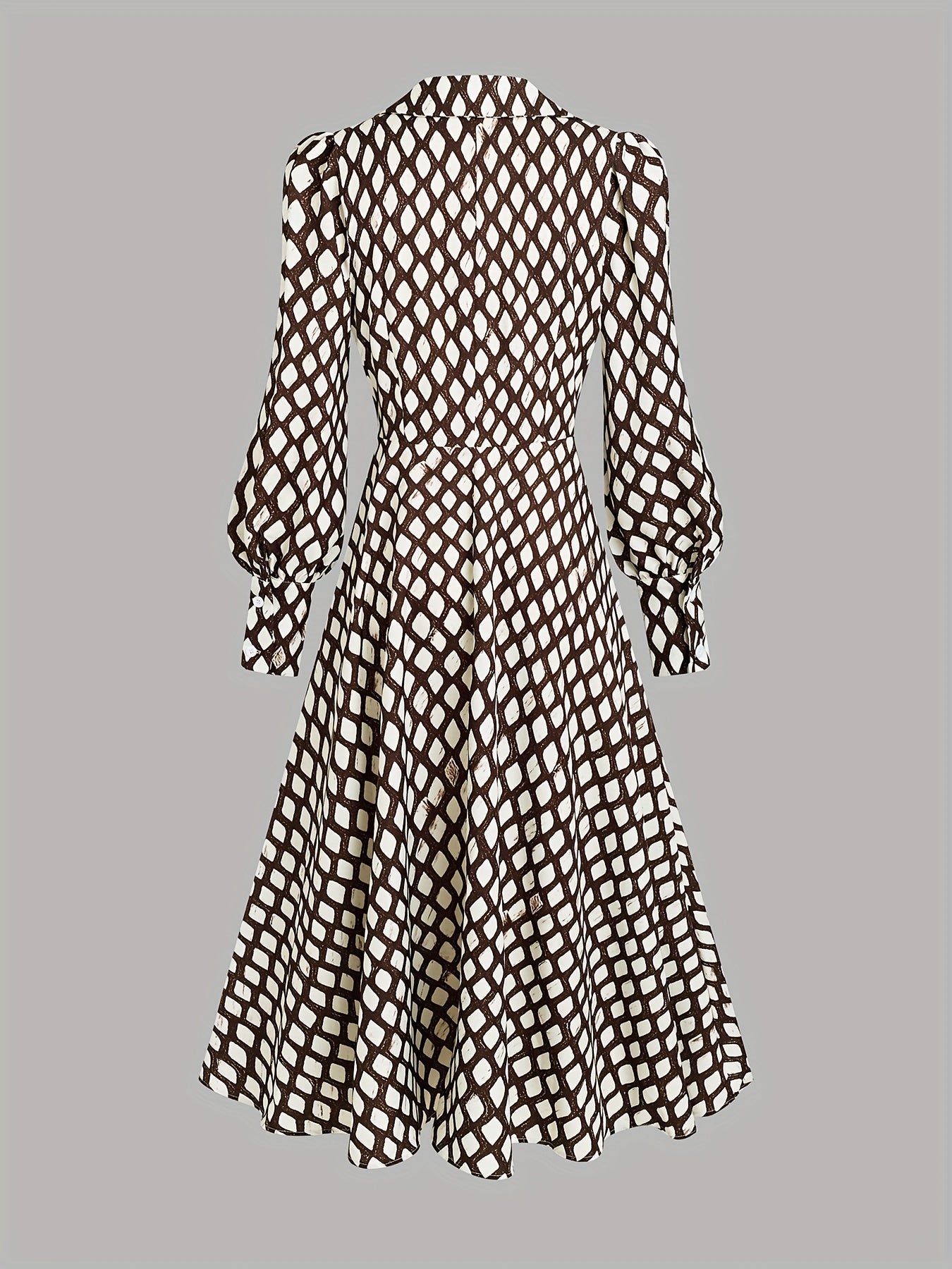 Isara | Rhombus Patterned Dress