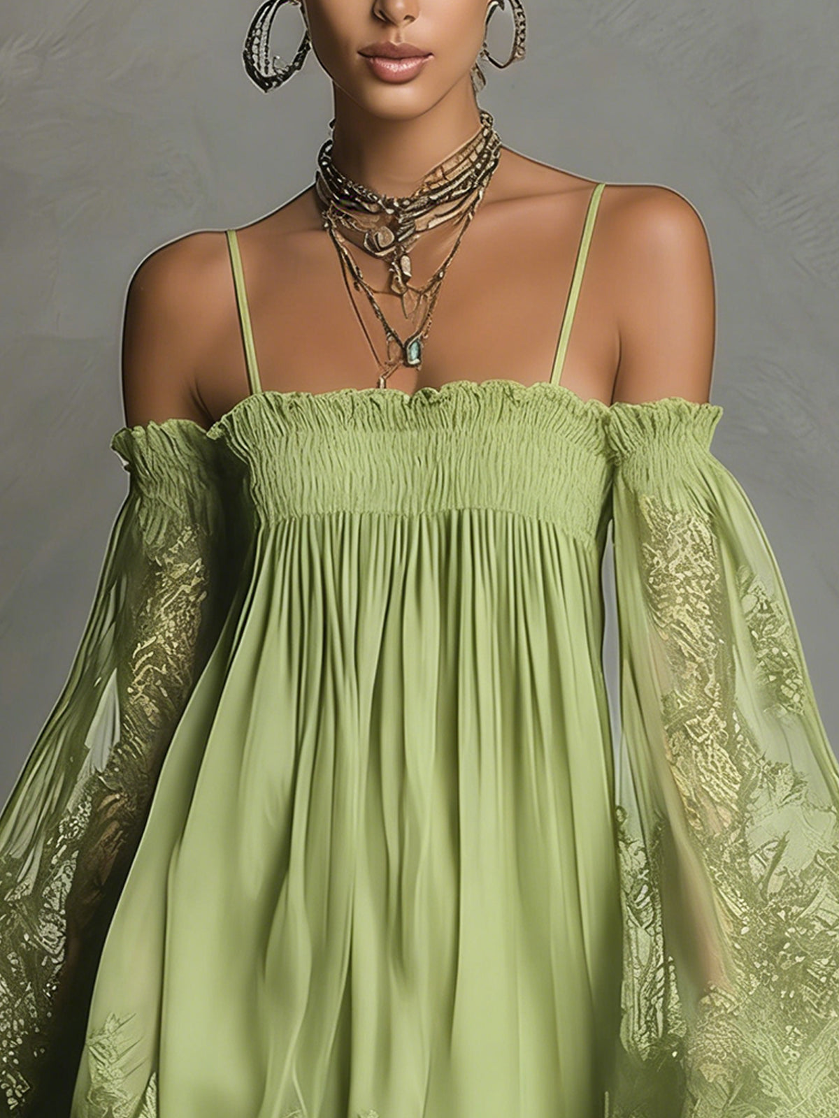 Lorraine | Off-Shoulder Lace Dress