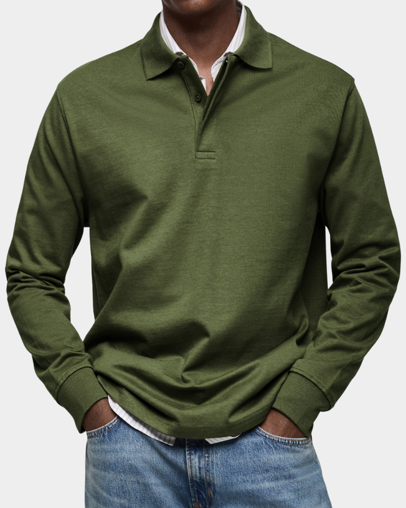 Wilson | Langarm-Poloshirt