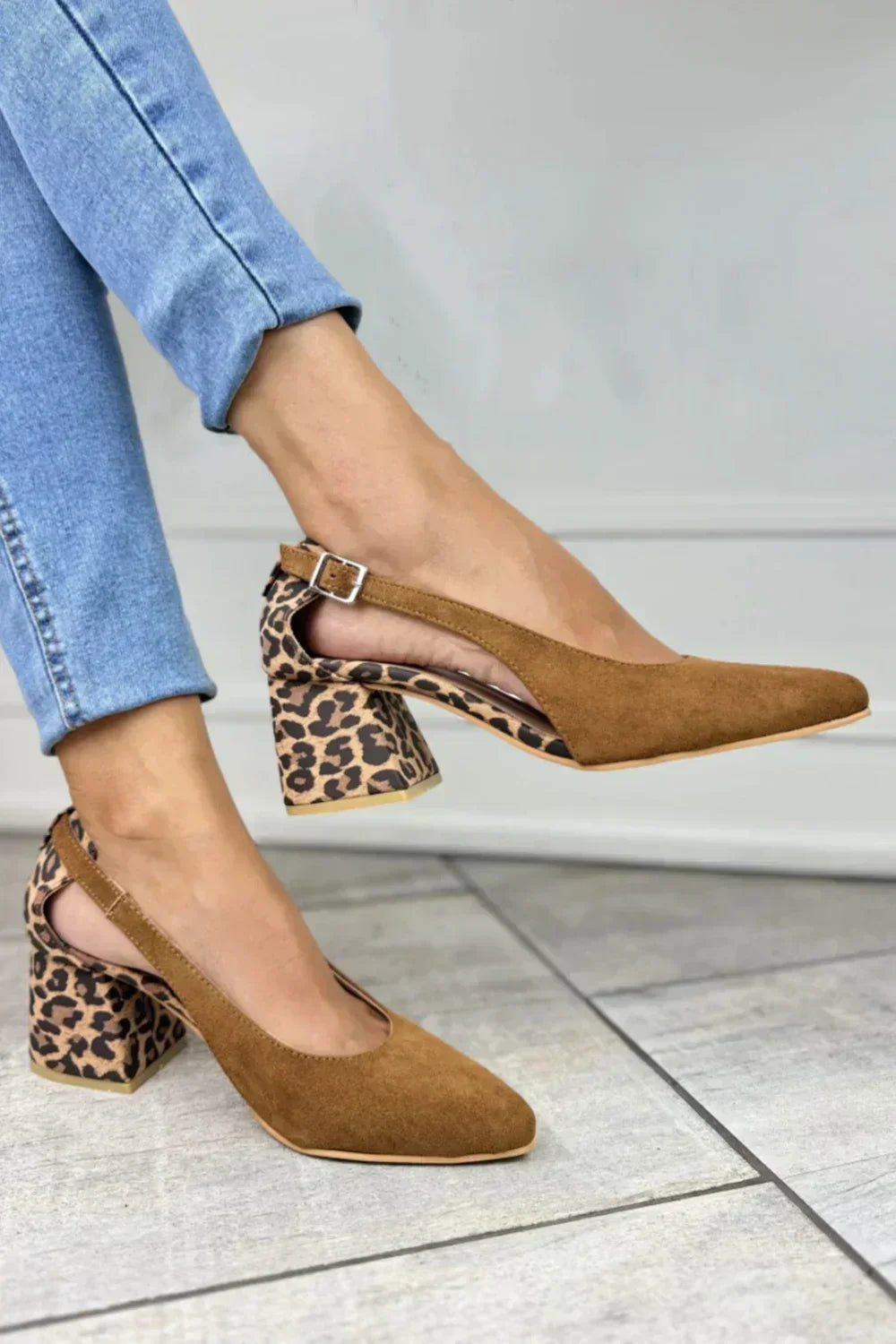 Amara | Leopard Print Slingbacks