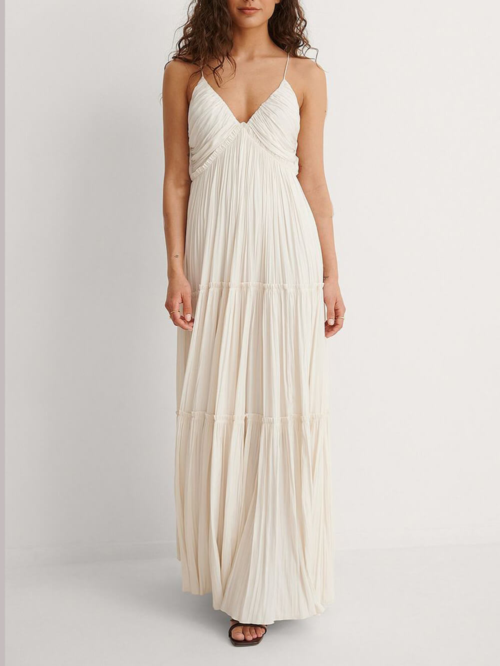 Gianna | Elegant Pleated Maxi Dress