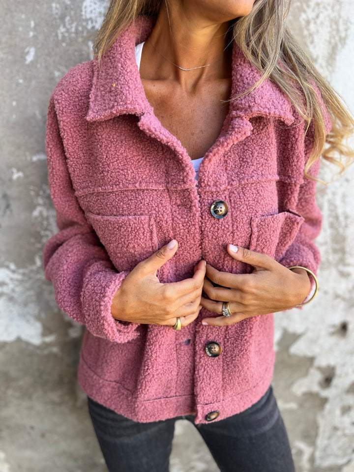 Liora | Luxe Button-Up Jacket