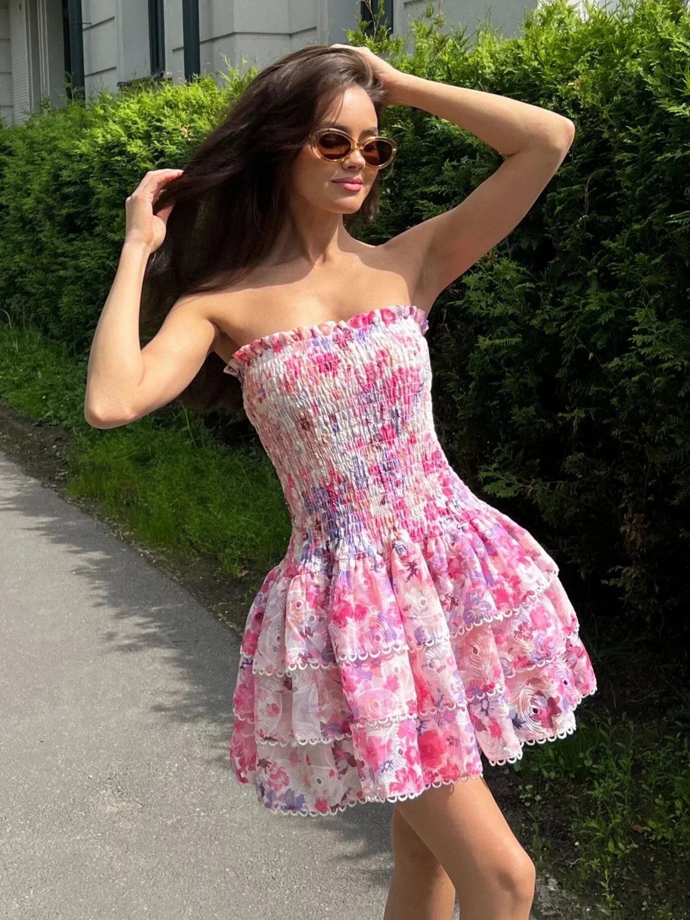 Raniah | Refined Frill Detail Dress