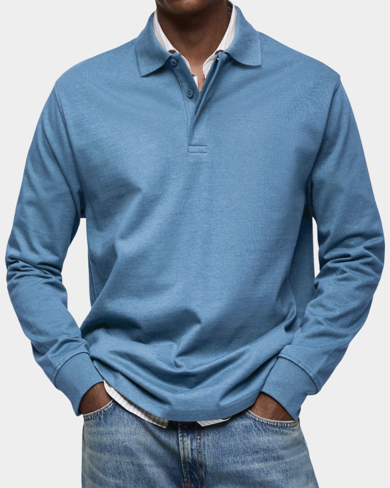 Wilson | Langarm-Poloshirt
