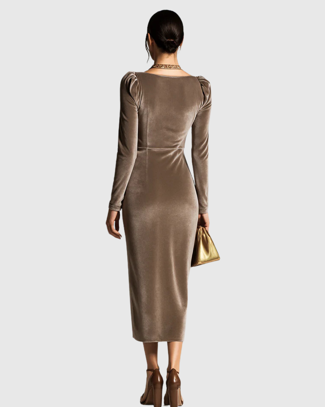 Carolette | Refined Velvet Dress