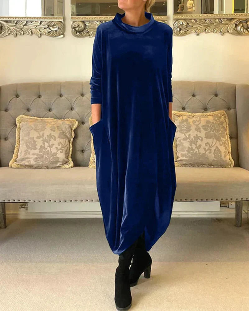 Anika™ Stylish Suede Dress