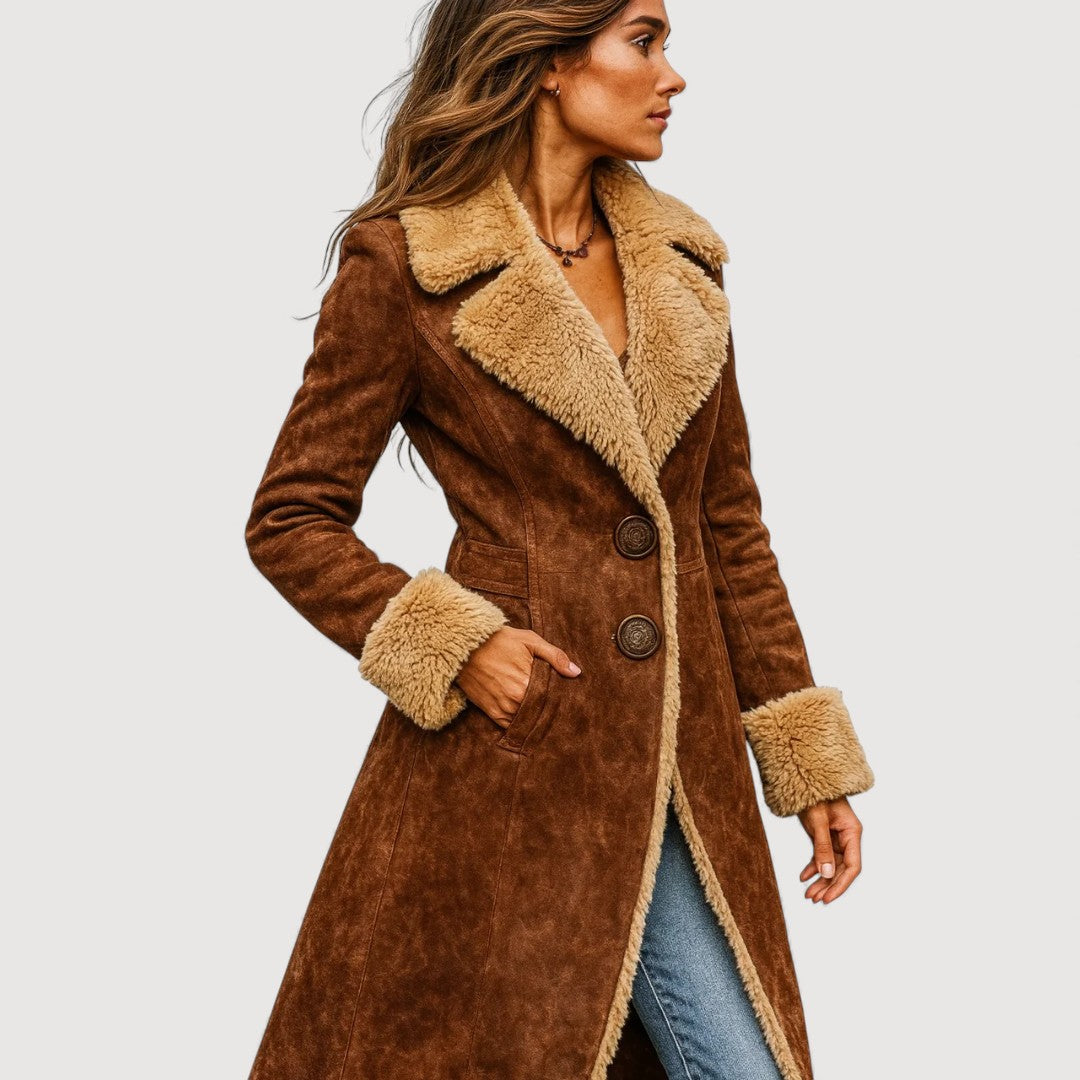 Ariana | Luxurious Shearling Coat