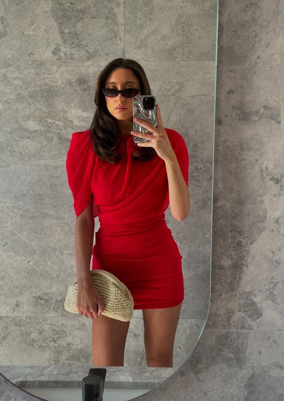 Kira | Asymmetrical Pleated Mini Dress