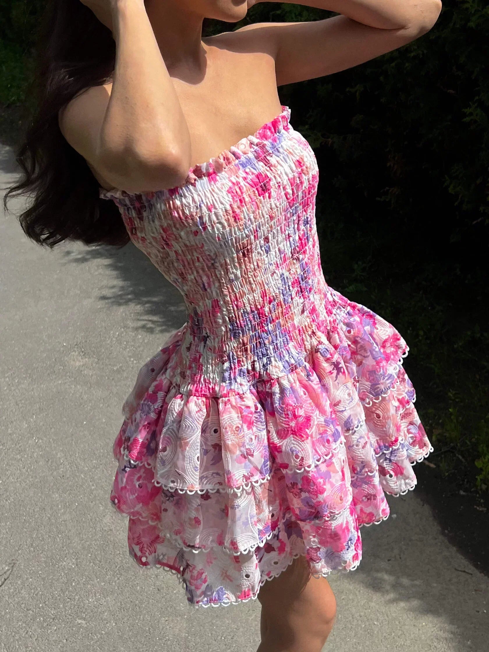Raniah | Refined Frill Detail Dress