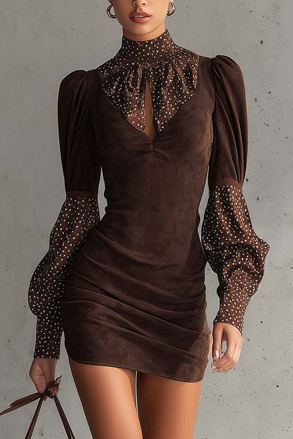 Serelinne – Vintage puff sleeve – Mini dress