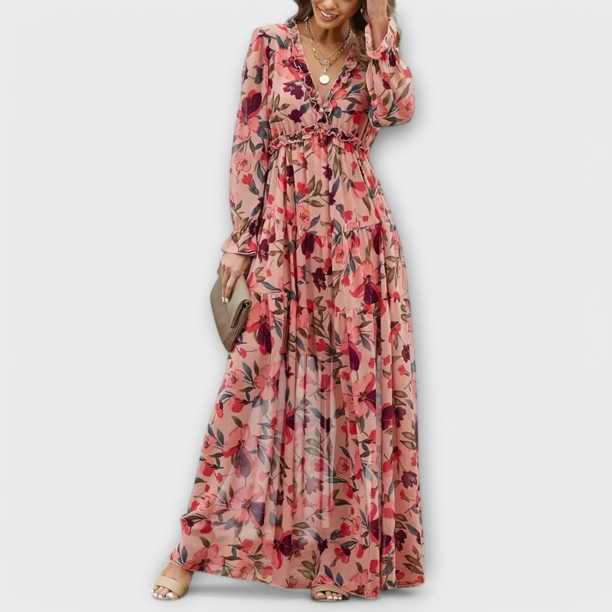 Rosemarie | Timeless Floral Maxi Dress