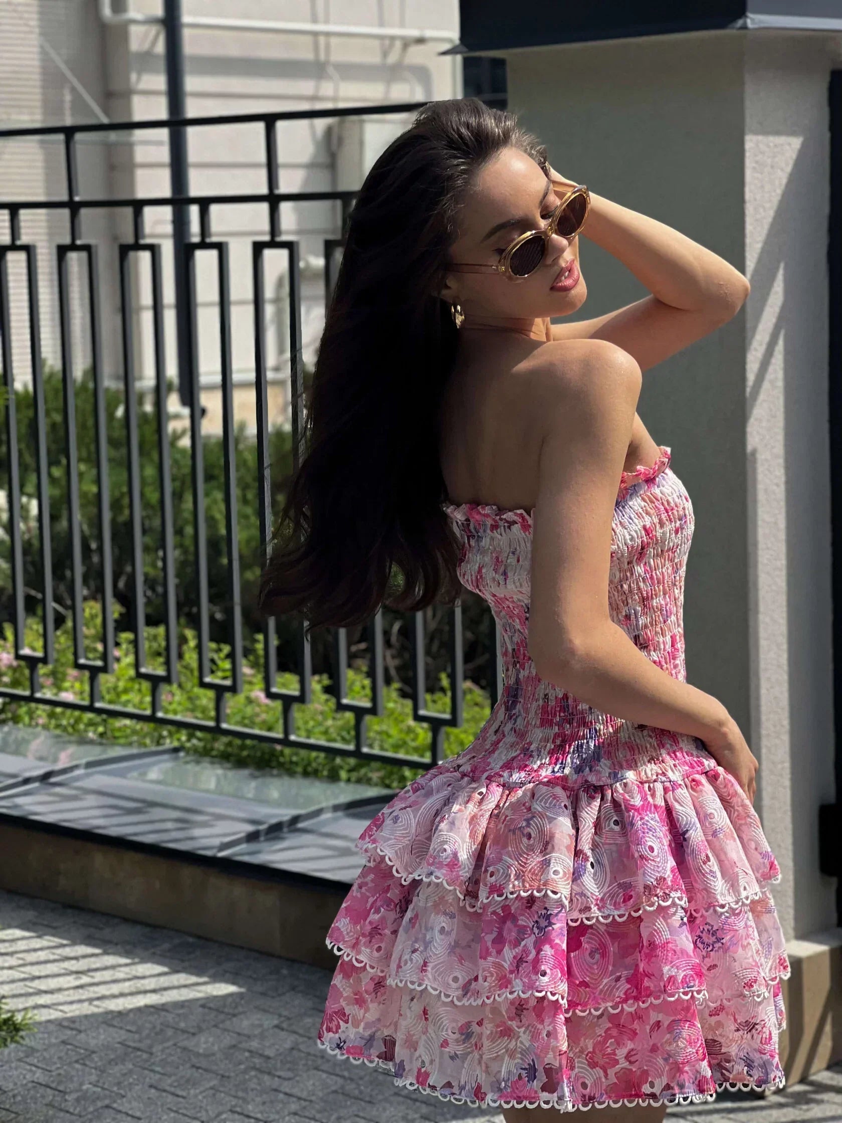 Raniah | Refined Frill Detail Dress