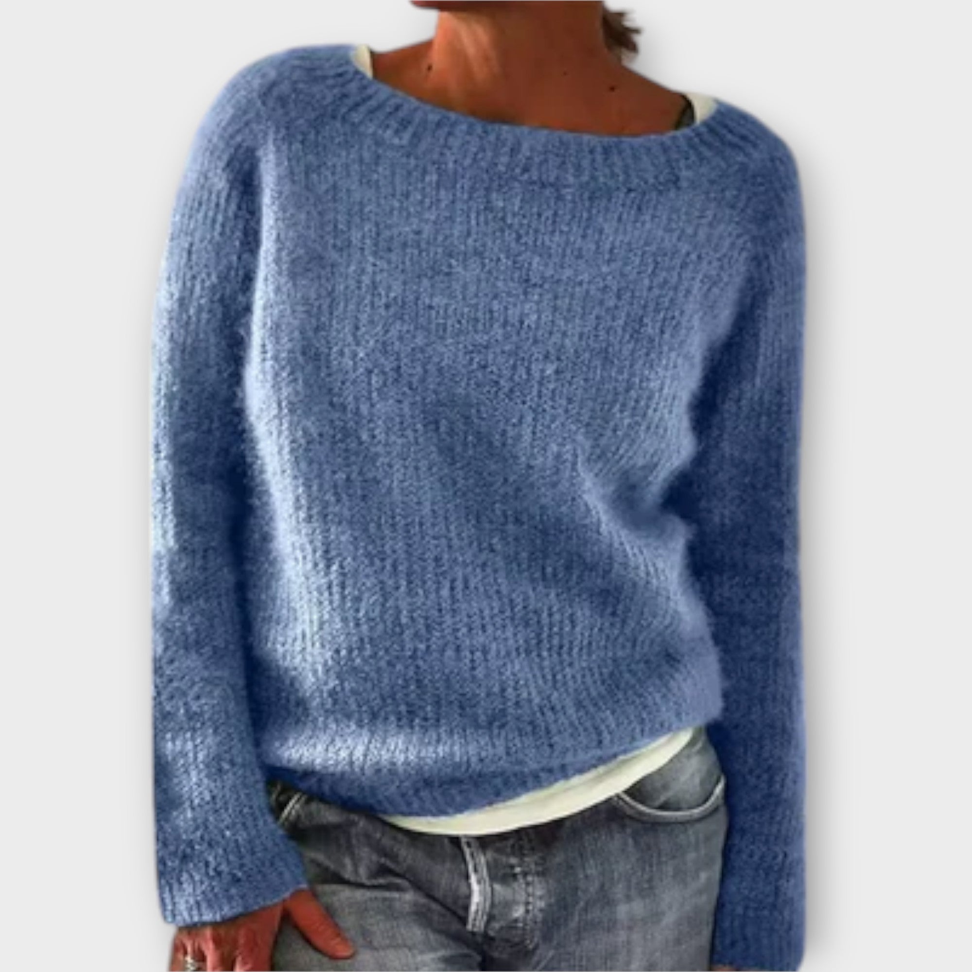 Renee | Solid Knit Sweater