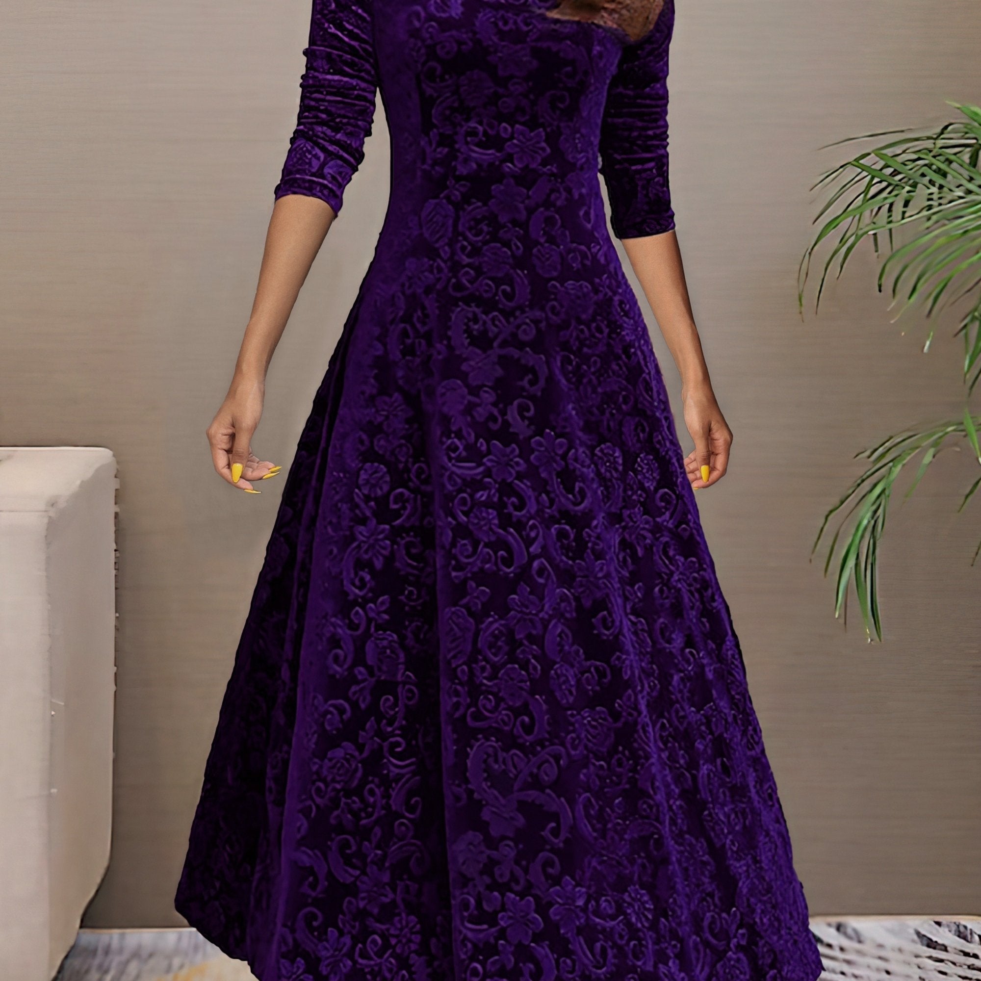 Daphne | Luxe Velvet Evening Dress
