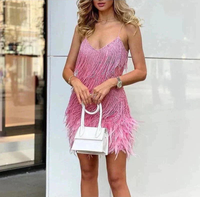 Doria | Feather Weight Mini Dress