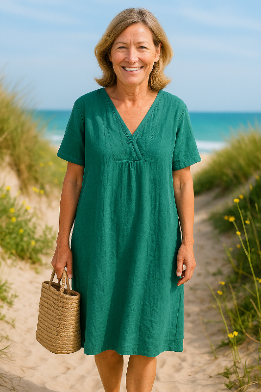 Eva | Effortless Cotton-Linen Dress