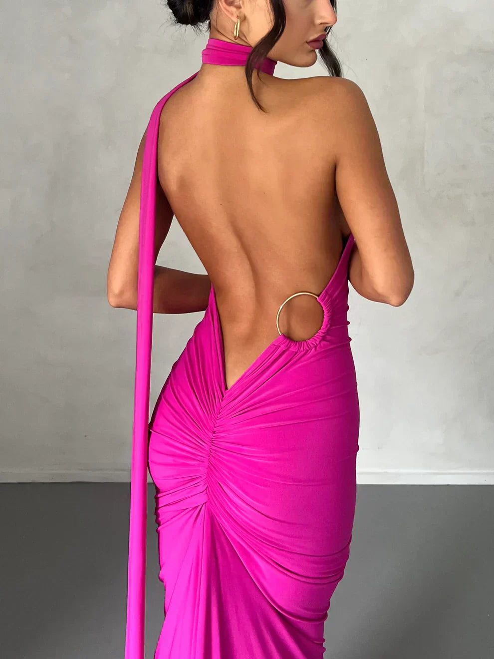 Livia | One-Shoulder Cut-Out Maxi Dress