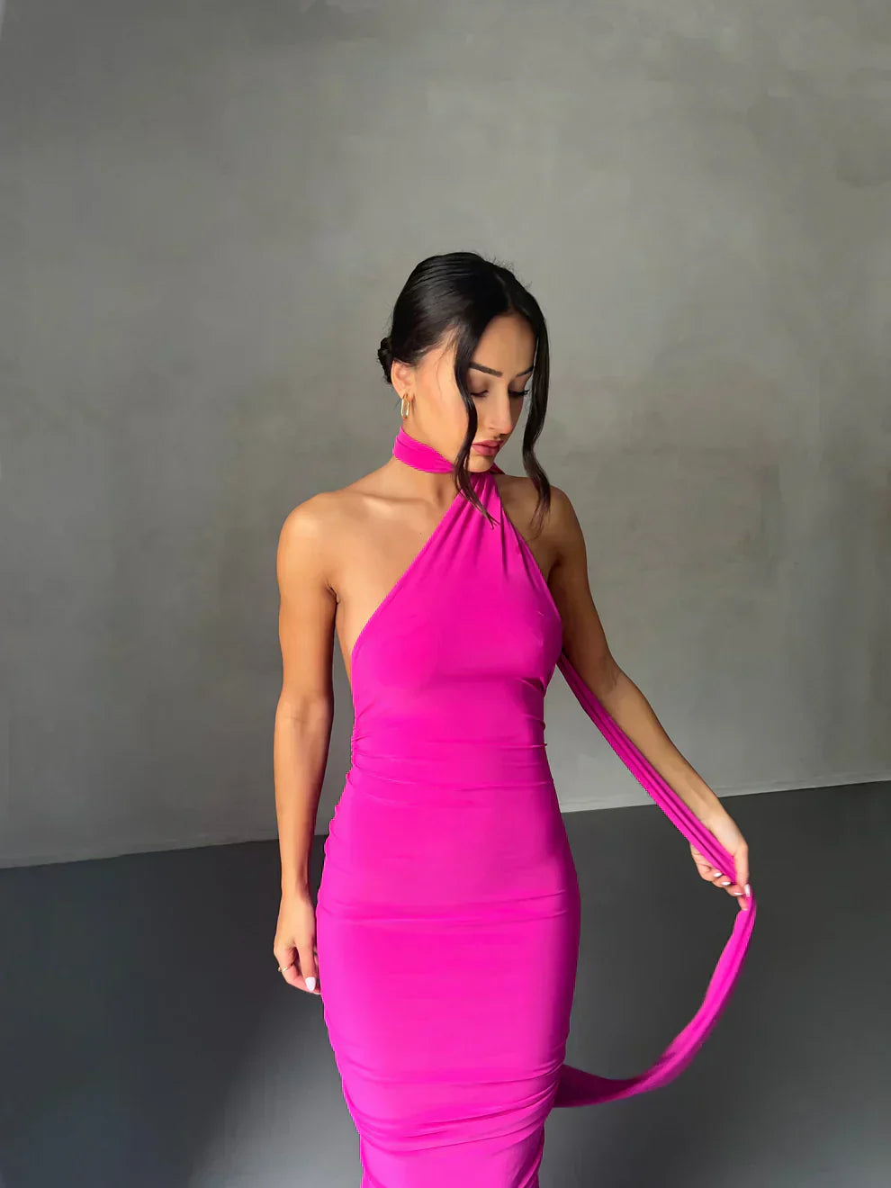 Livia | One-Shoulder Cut-Out Maxi Dress