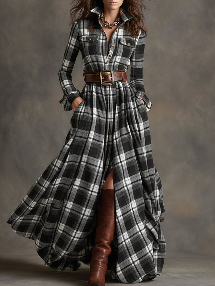 Scarlett | Elegantly Belted Shirt Dress