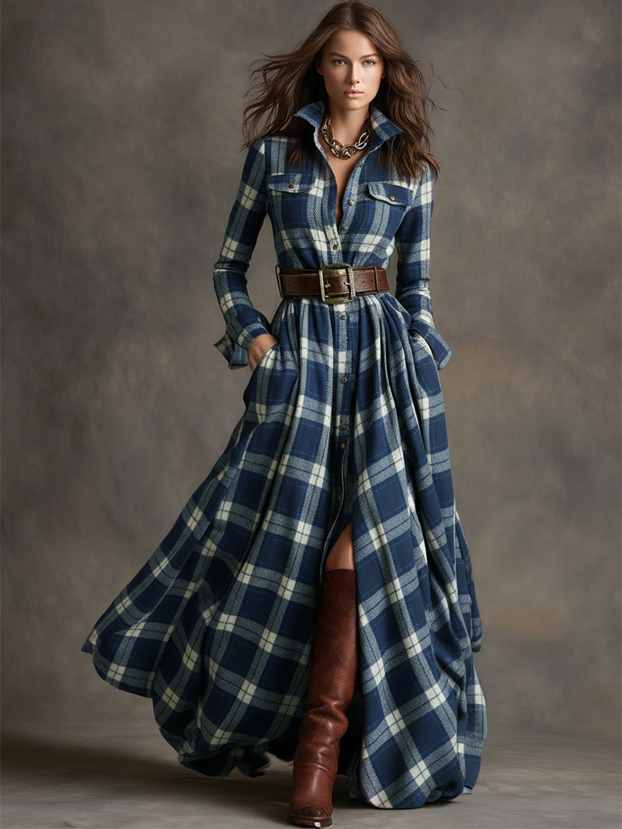 Lila | Belted Cotton Shirtdress
