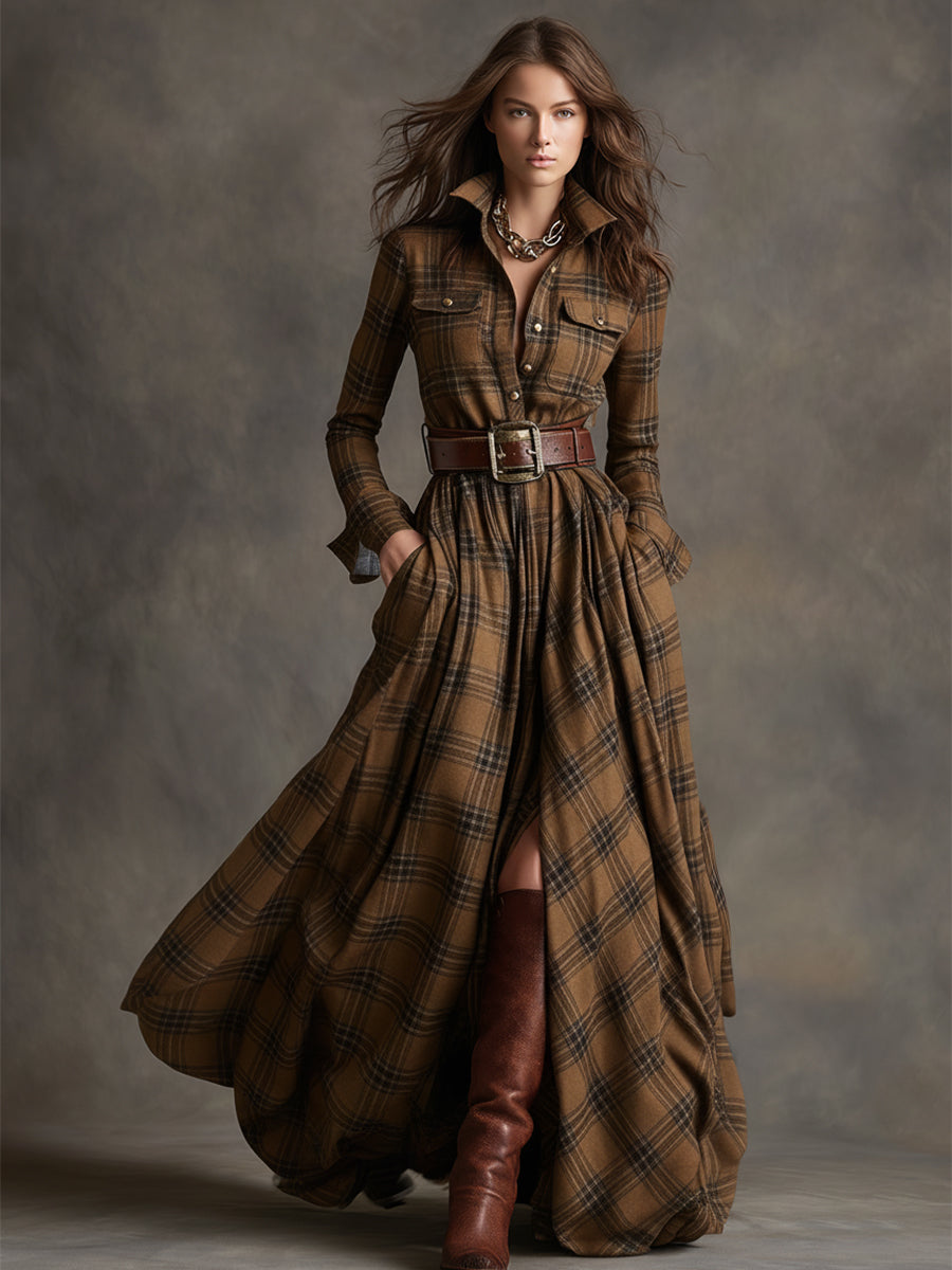 Scarlett | Elegantly Belted Shirt Dress