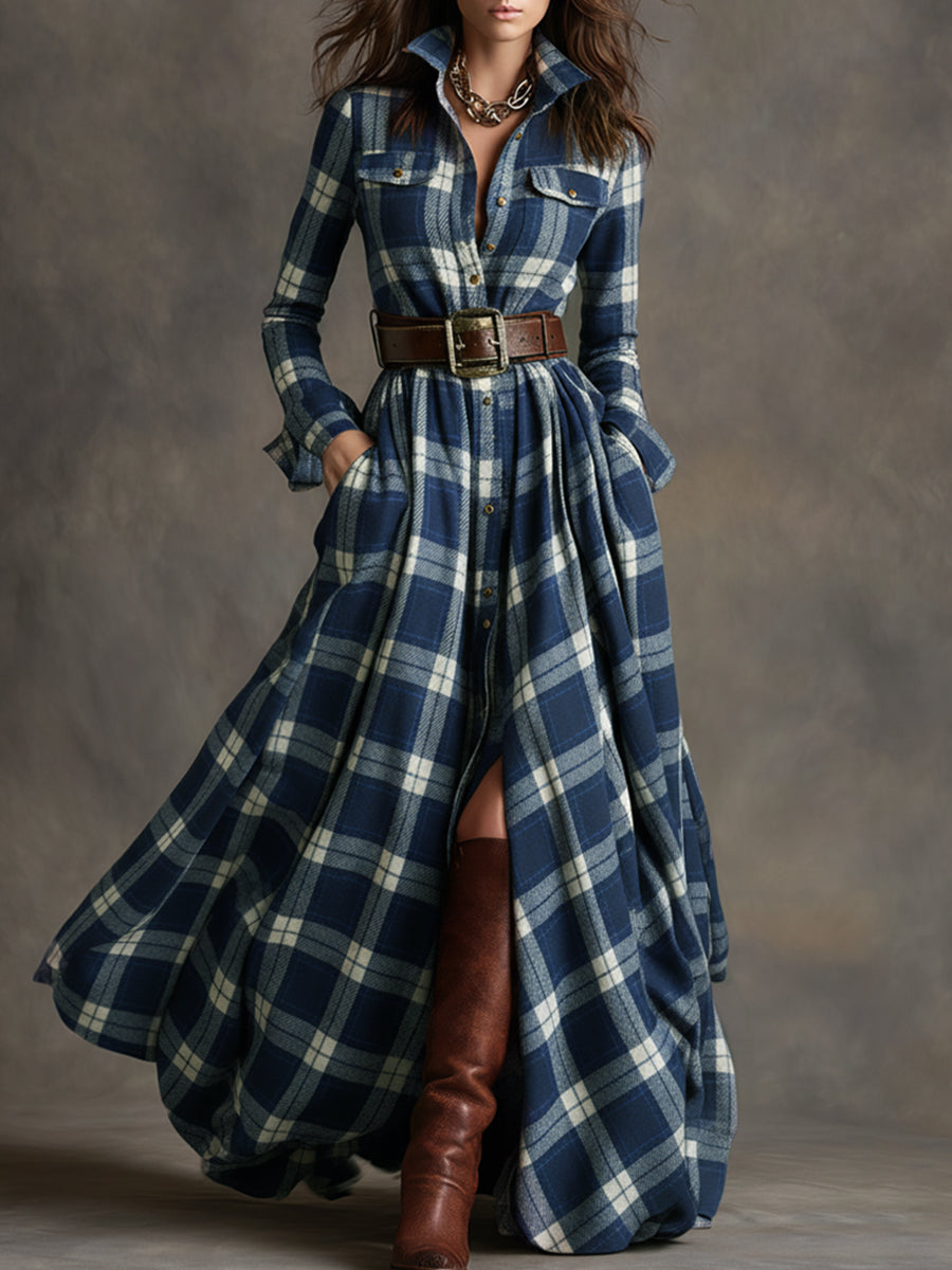 Scarlett | Elegantly Belted Shirt Dress