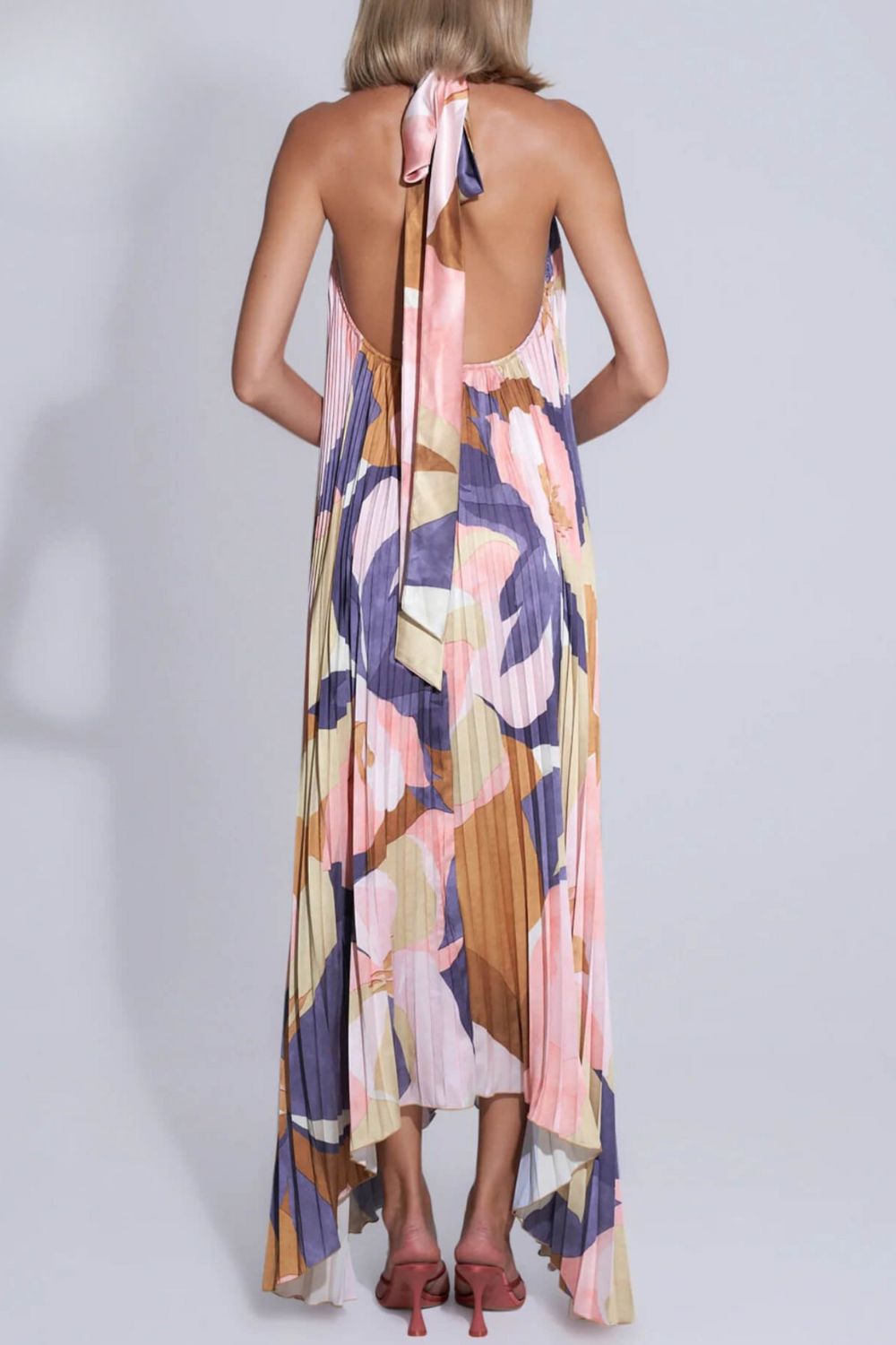 Kiera | Halterneck Midi Dress