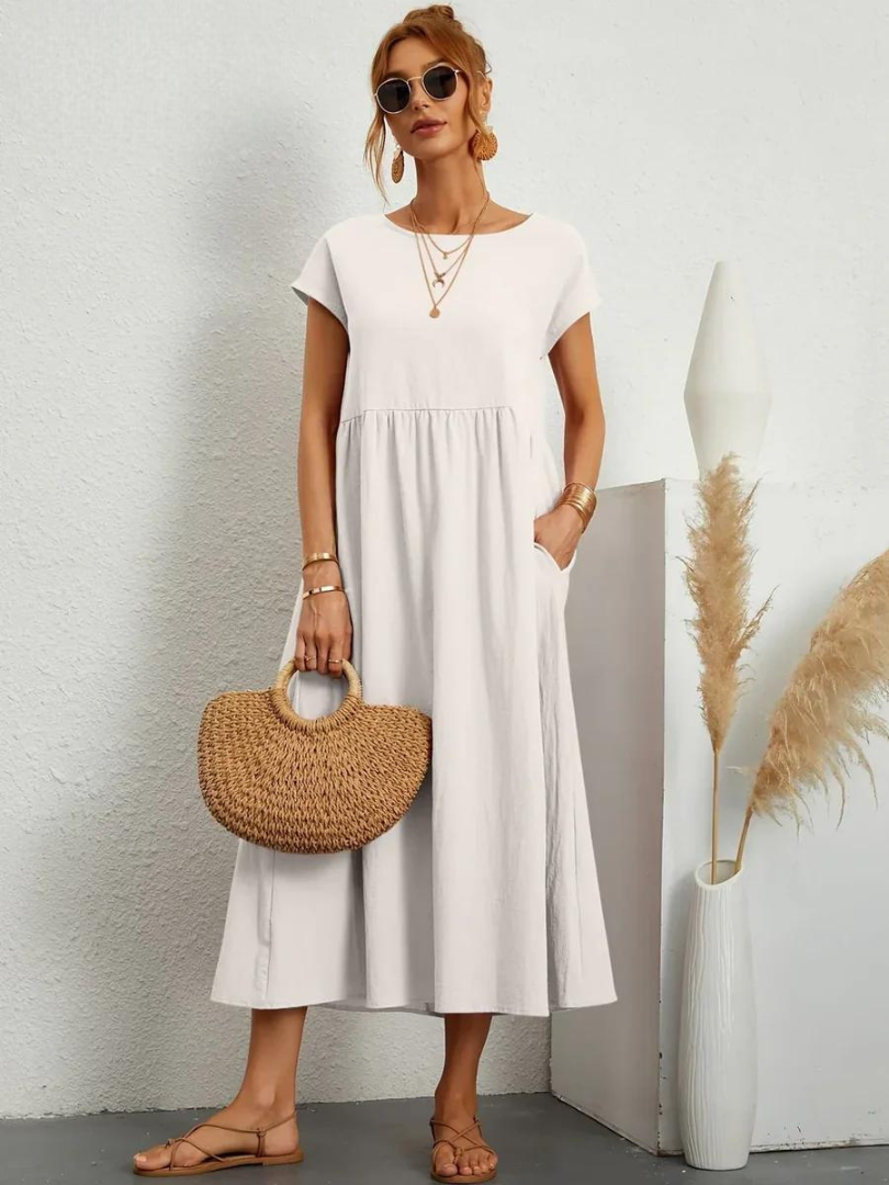 Charlene | Effortless Linen Dress