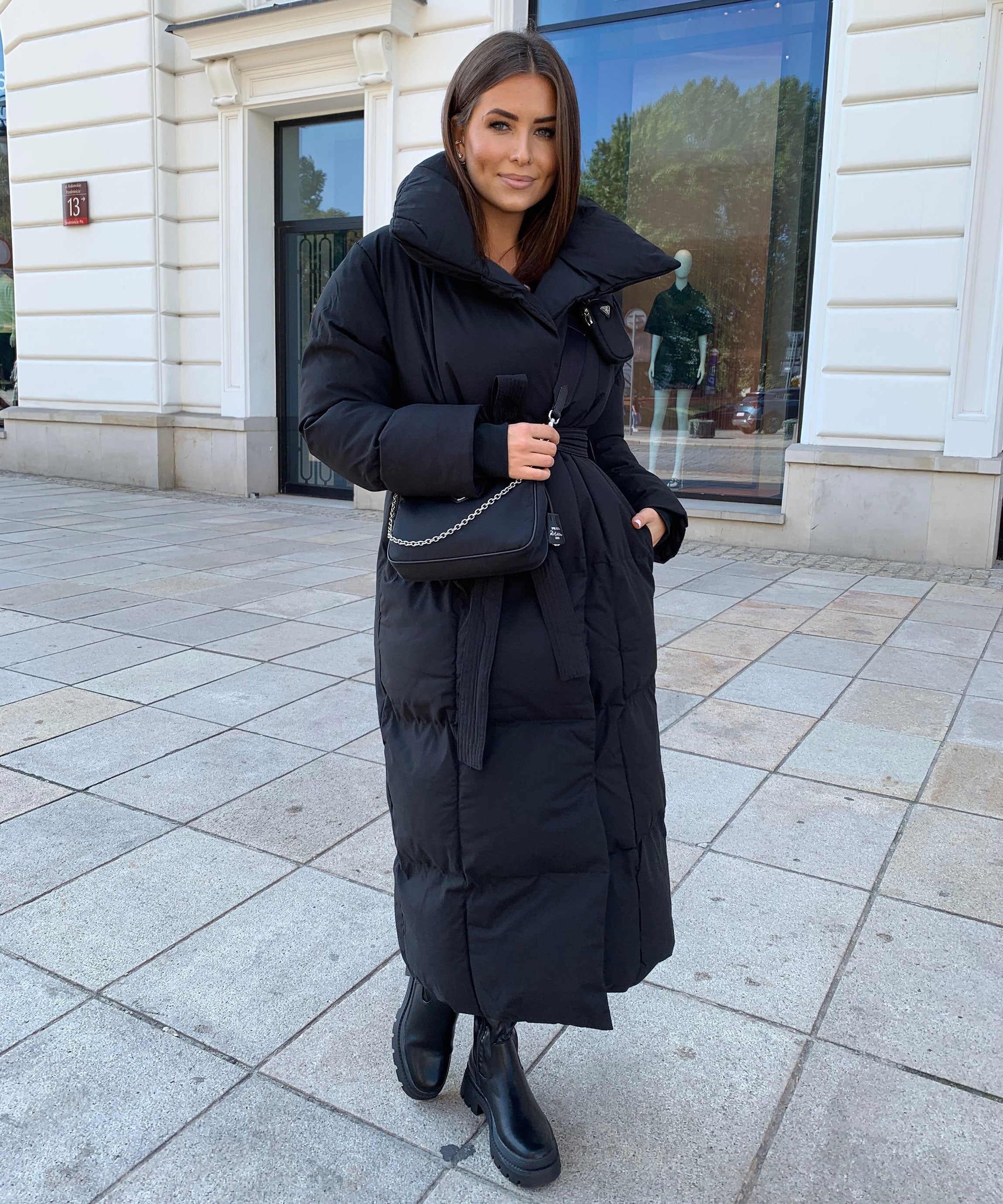 Elowen | Long Quilted Winter Coat
