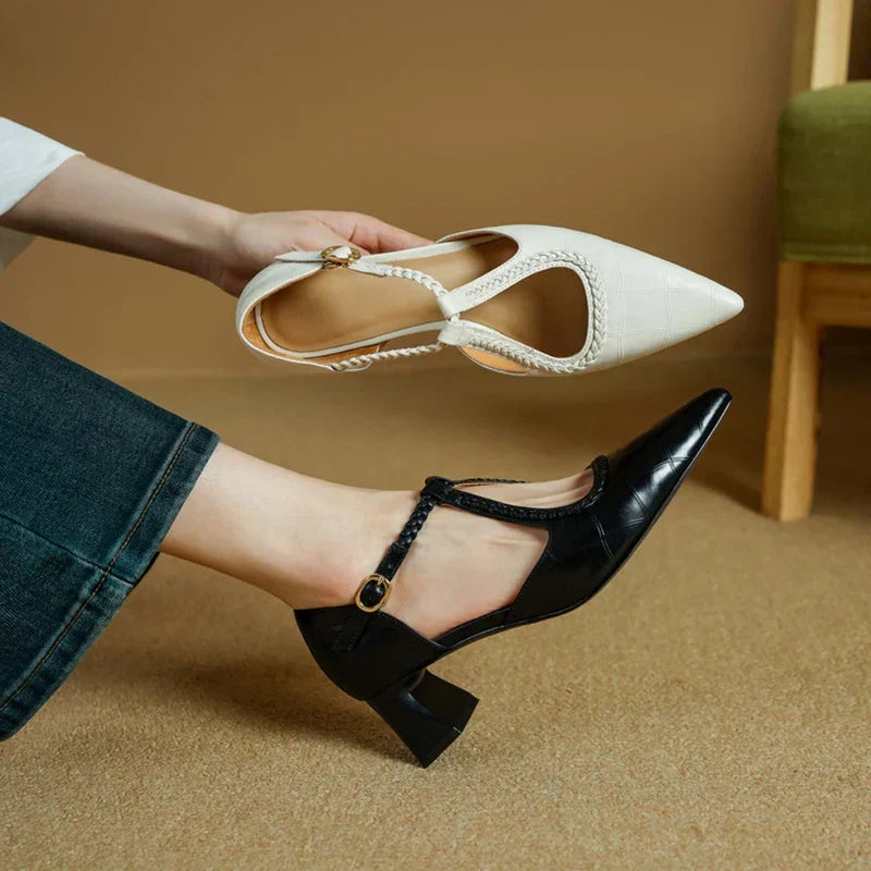 Amara | Timeless Leather Heels