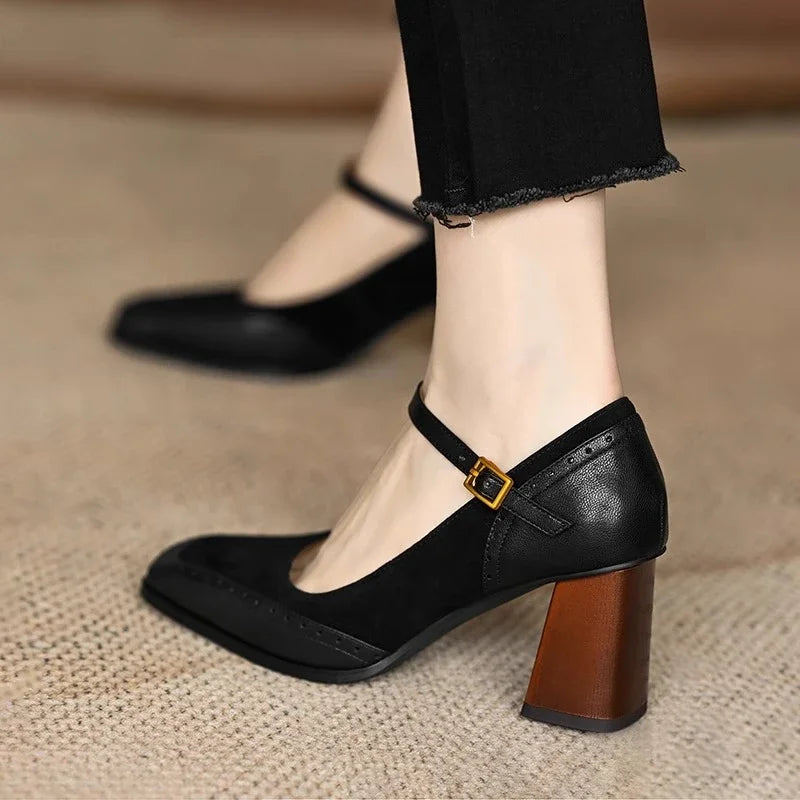 Seraphina | Timeless Leather Heels