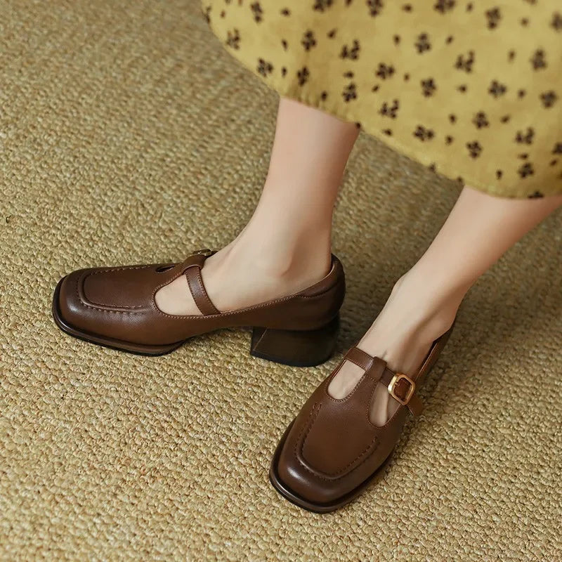 Livia | Elegant T-Bar Heels