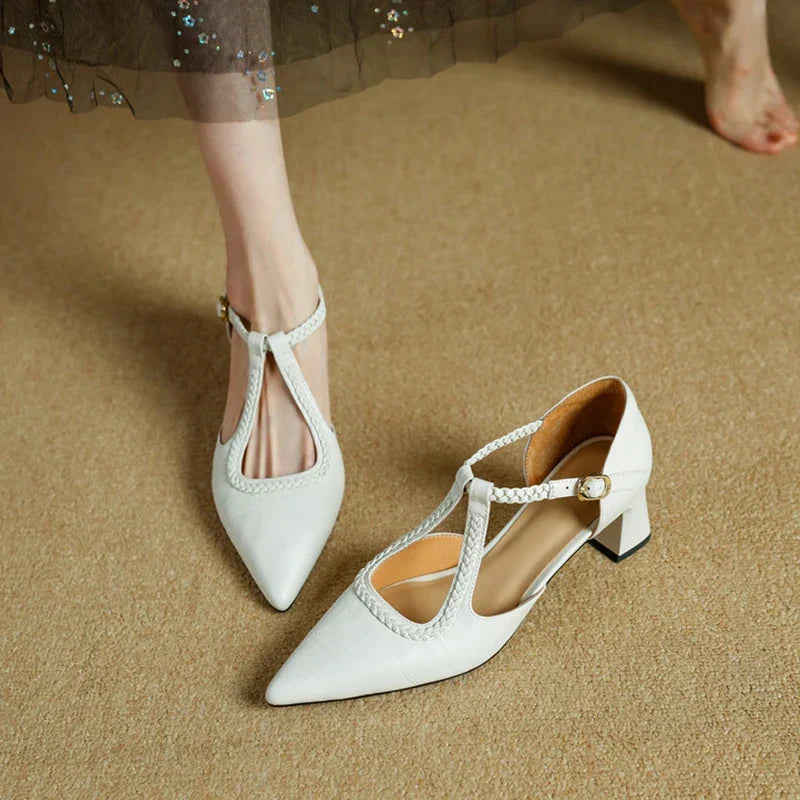 Amara | Timeless Leather Heels