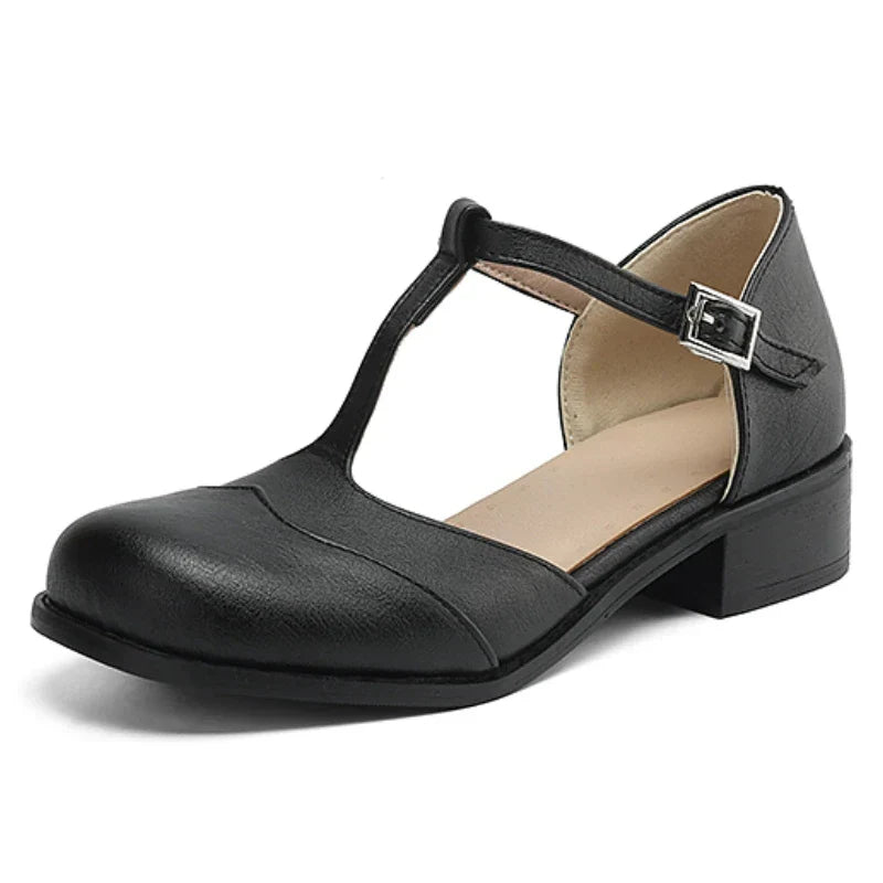 Isolde | Textured Leather Footwear