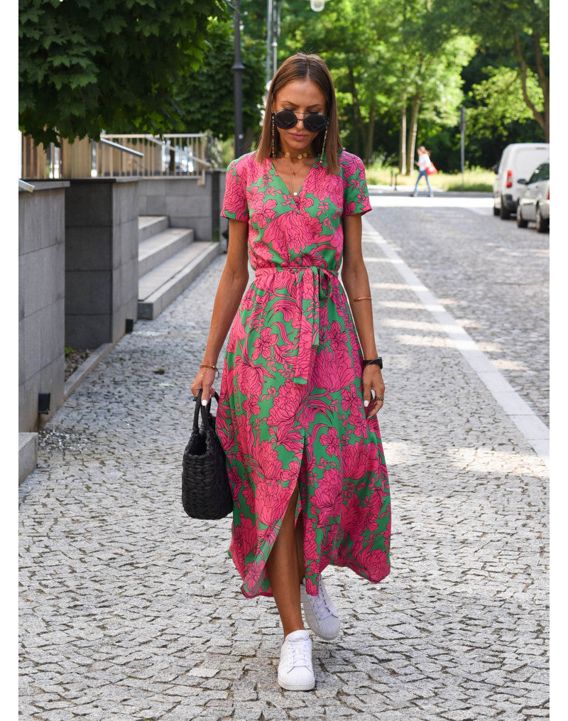 Yasmin | Elegant V-Neck Dress