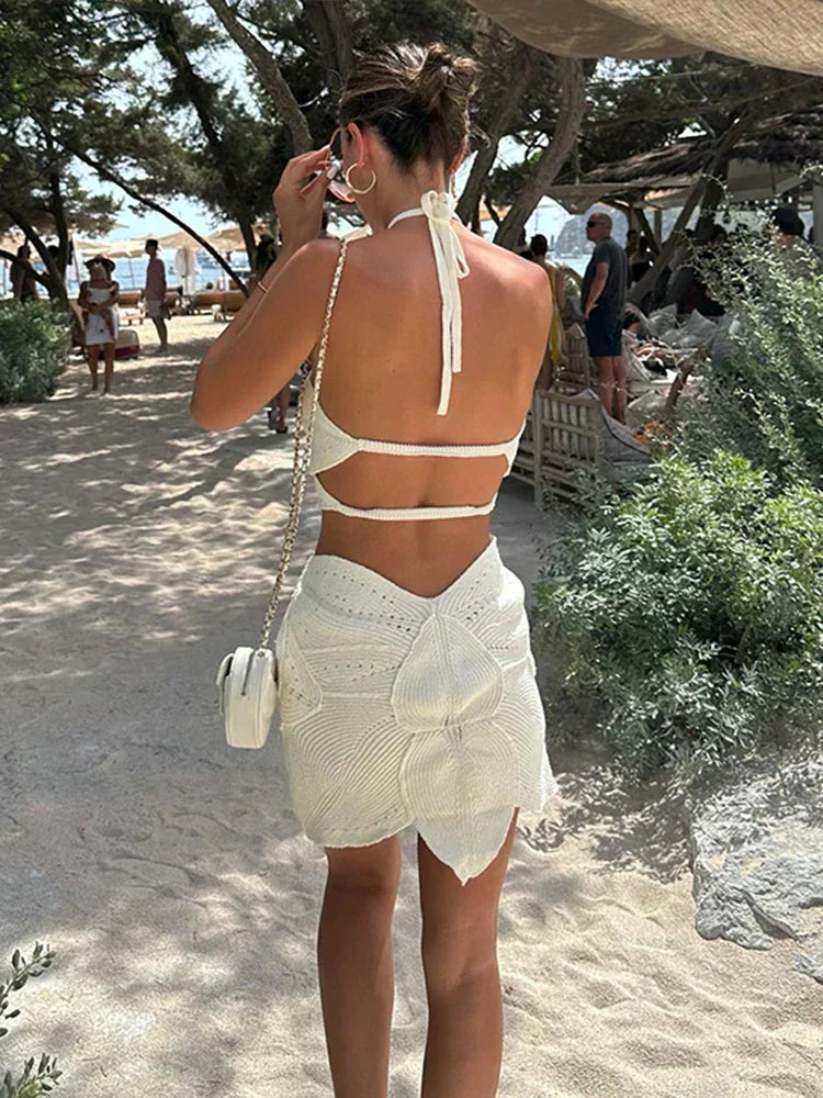 Aislin | Elegant Knitted Summer Dress