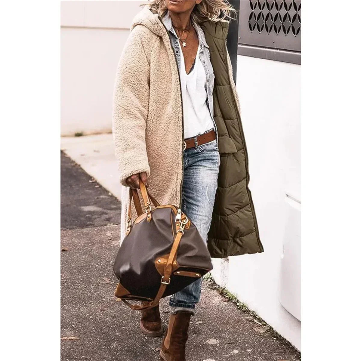 Elodie | Reversible Quilted Coat