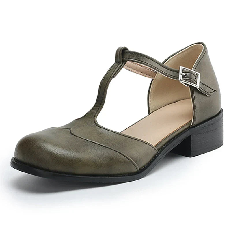 Isolde | Textured Leather Footwear