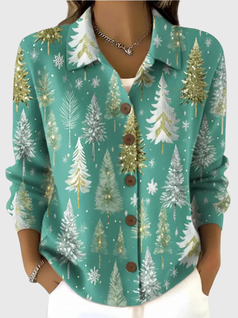 Yalina | Elegant Button-Up Blouse