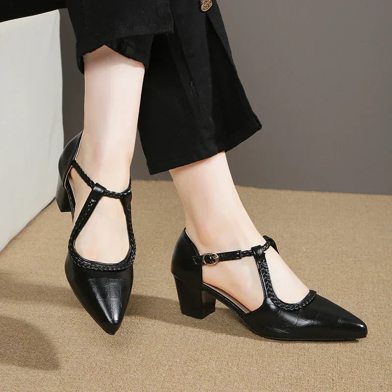 Juliette | Timeless T-Strap Shoes