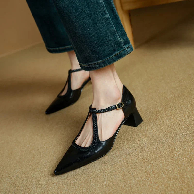 Amara | Timeless Leather Heels