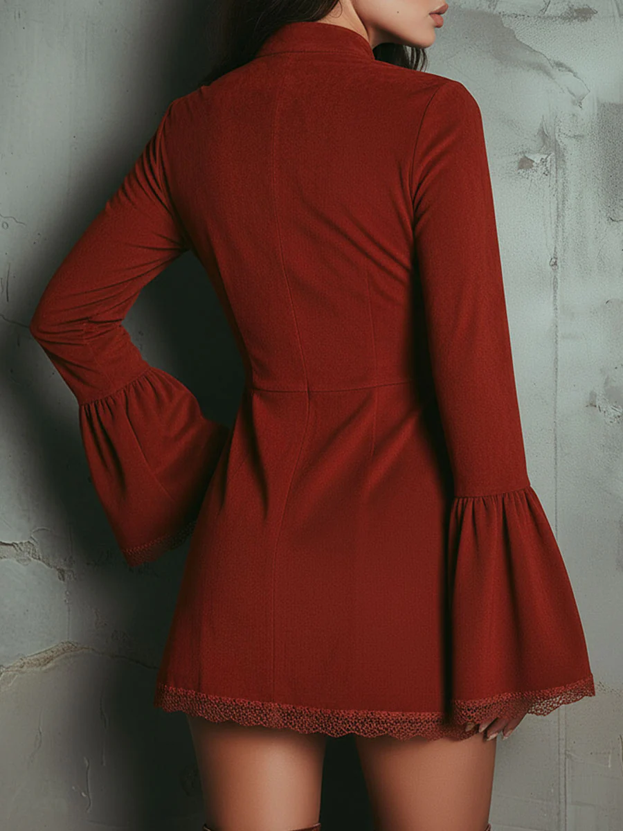Chryssa™ Suede Mini Dress