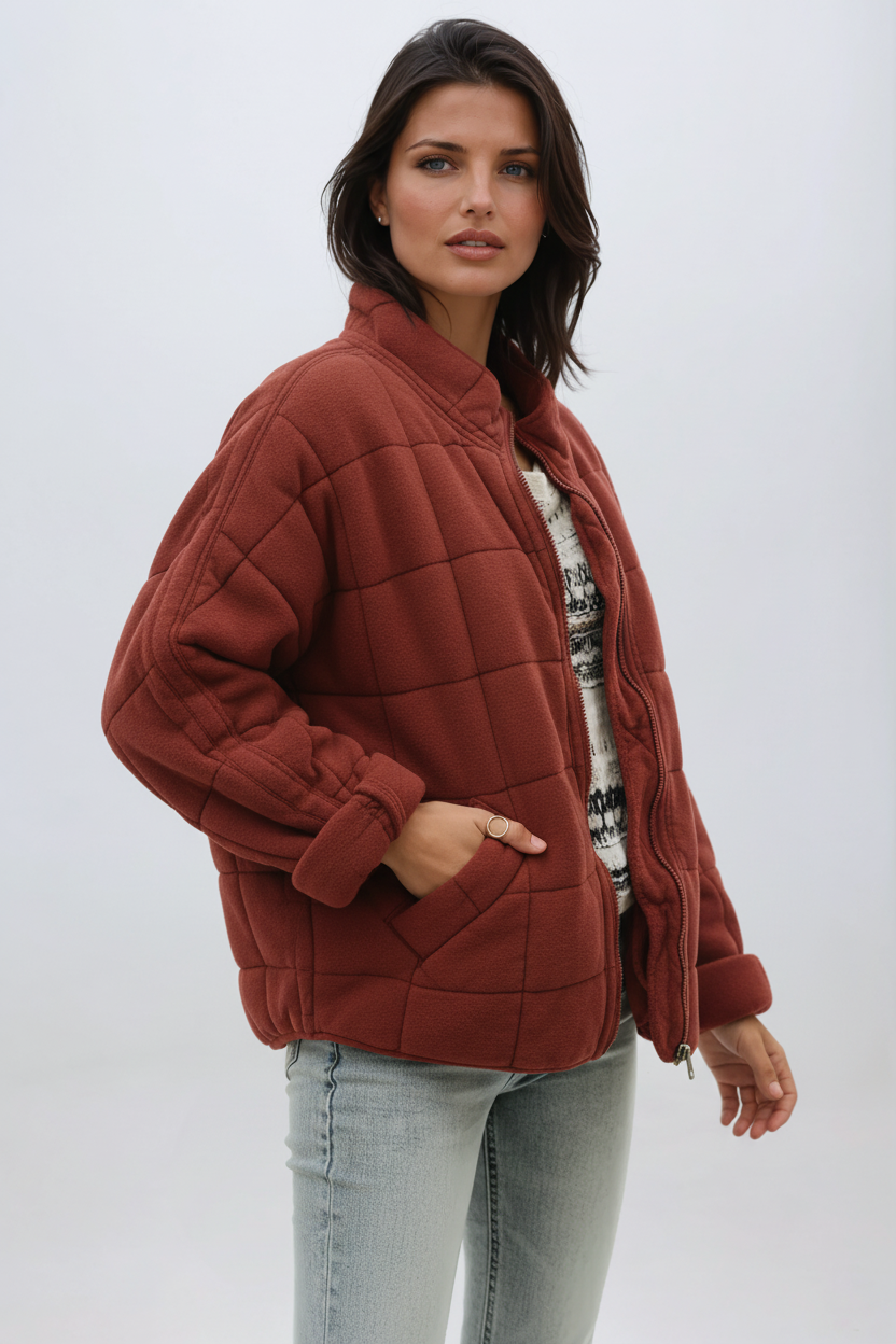 Juliette | Oversized Quilted Coat