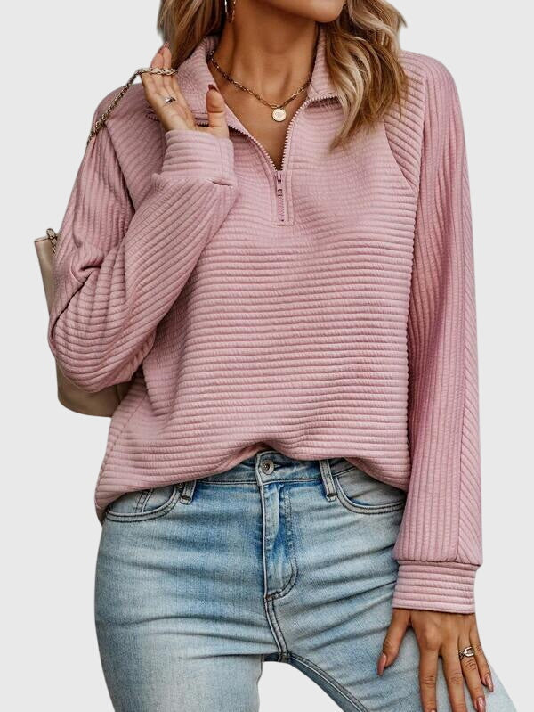 Aveline | Elegant Zip Pullover
