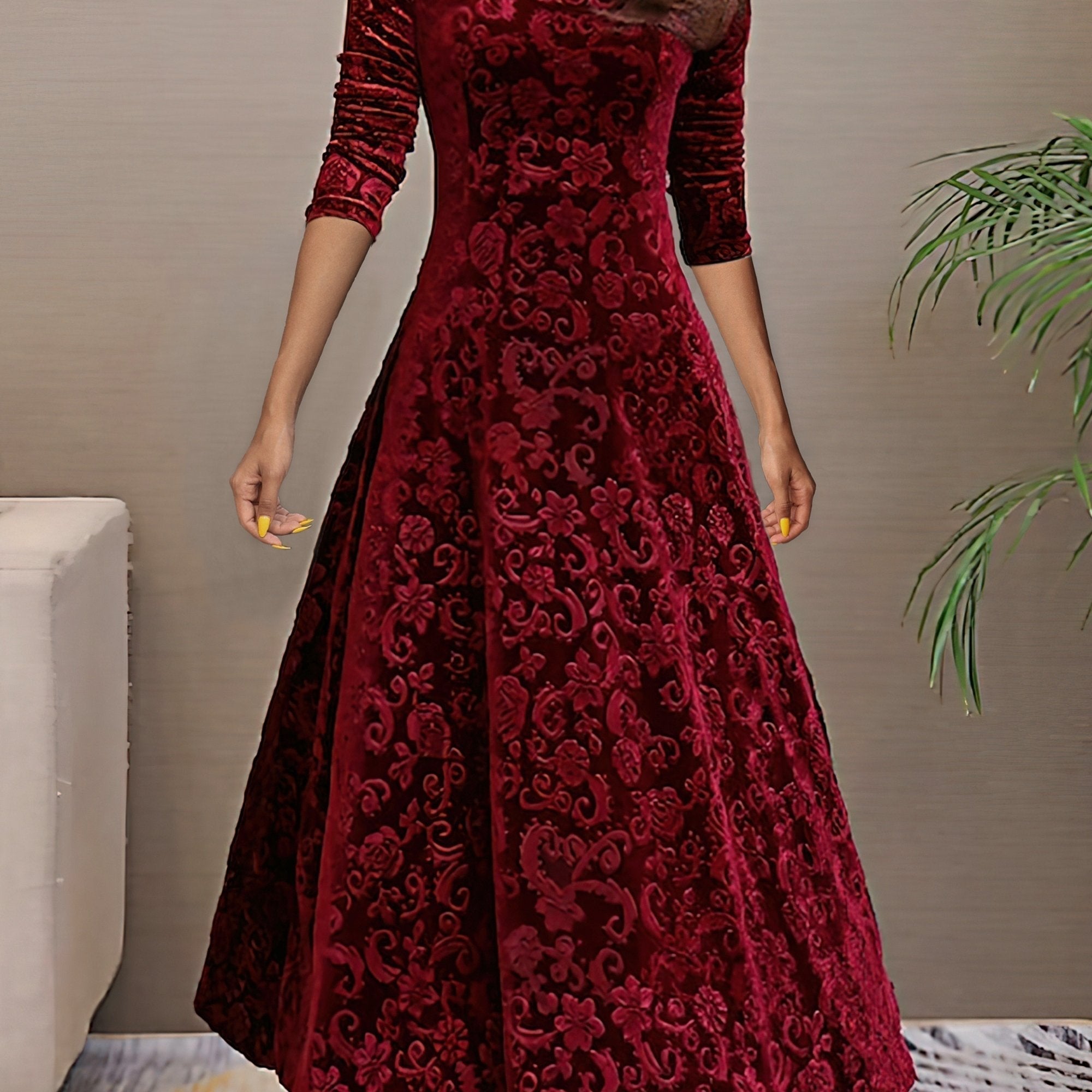 Daphne | Luxe Velvet Evening Dress