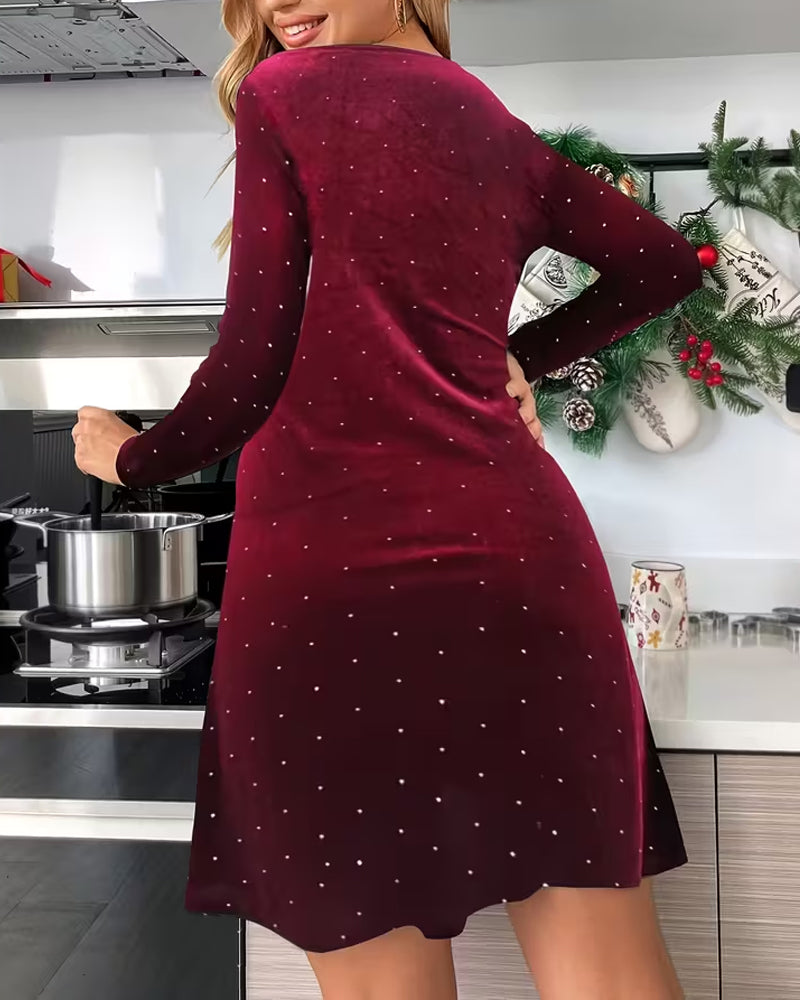 Clara | Refined Velvet Dress