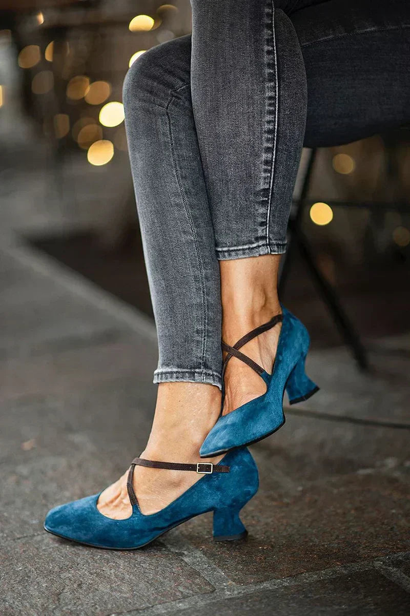 Amara | Refined Strap Mid-Heels