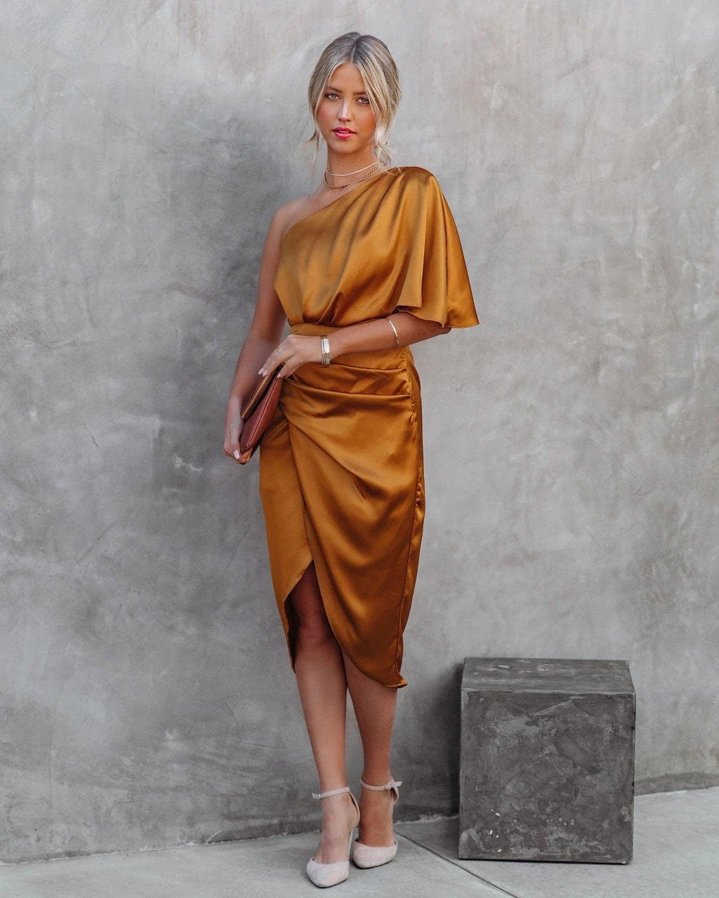 Isla | Elegant Satin Dress